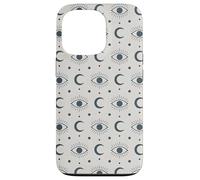 Motif Lune Mystique bohème Symbole céleste Coque pour iPhone 13 Pro