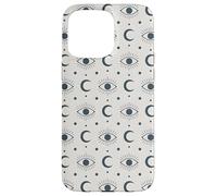 Motif Lune Mystique bohème Symbole céleste Coque pour iPhone 15 Pro Max