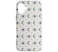 Motif Lune Mystique bohème Symbole céleste Coque pour iPhone 16 Plus