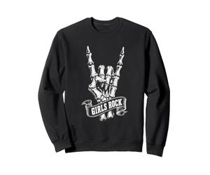 Motif Main de Squelette de Roche pour Filles Sweatshirt
