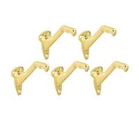 Motif maison 181990 support de main courante Standard, 5-Pack, Laiton poli