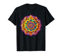 Motif Mandala Arc-en-Ciel T-Shirt