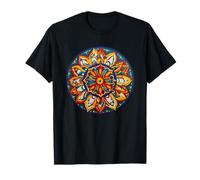 Motif Mandala coloré bohème Spirituel méditation T-Shirt
