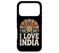 Motif Mandala I Love India Elephants Coque pour iPhone 17 Pro