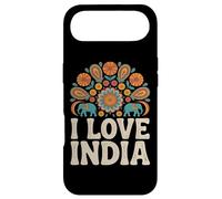 Motif Mandala I Love India Elephants Coque pour iPhone Air