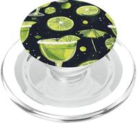 Motif Margarita, Cocktail Vert Citron, Motif Boisson Tropicale PopSockets PopGrip pour MagSafe