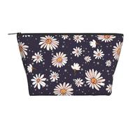 Motif Marguerite, Trousse de Toilette Trousse de Maquillage Sac à cosmétiques Trousse de Toilette de Voyage Portable