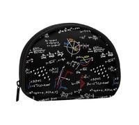 Motif mathématique, Petite Trousse de Rangement pour Serviettes hygiéniques, Porte-Monnaie pour cosmétiques et Femmes