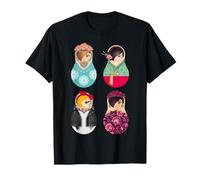 Motif matriochka/bohème bohème pin-up Rockabilly Hanbok T-Shirt