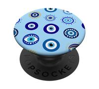 Motif Mauvais œil, œil Grec, Mati, Nazar PopSockets PopGrip Adhésif