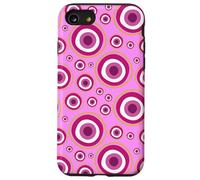 Motif Mauvais œil, œil Grec, Mati, Nazar, Rose et doré Coque pour iPhone SE (2020) / 7/8