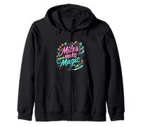 Motif Miles Make Magic Running Motivation Sweat à Capuche