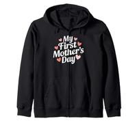 Motif « Mon premier cœur pour la fête des mères » destiné aux nouvelles mamans Sweat à Capuche