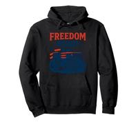 Motif Monster Truck Freedom Rush Sweat à Capuche