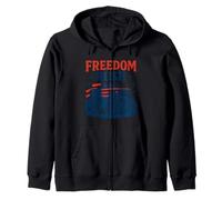 Motif Monster Truck Freedom Rush Sweat à Capuche