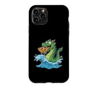 Motif Monstre Marin Nessie Pizza Lover Coque pour iPhone 11 Pro