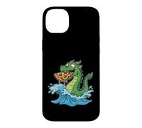Motif Monstre Marin Nessie Pizza Lover Coque pour iPhone 14 Plus