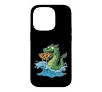 Motif Monstre Marin Nessie Pizza Lover Coque pour iPhone 14 Pro