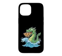Motif Monstre Marin Nessie Pizza Lover Coque pour iPhone 15
