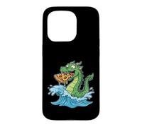 Motif Monstre Marin Nessie Pizza Lover Coque pour iPhone 15 Pro
