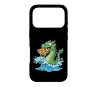 Motif Monstre Marin Nessie Pizza Lover Coque pour iPhone 17 Pro