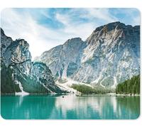 Motif Montagne I 24 x 19 cm I Tapis de Souris Taille Standard I antidérapant I Vacances Voyage Paysage Alpin I avec Protection de Surface I pour Bureau et Gaming I dv945