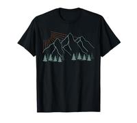 Motif montagne nature montagnes et forêt pour l'impression T-Shirt
