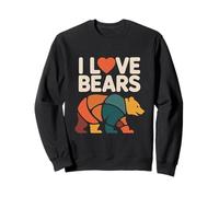 Motif mosaïque I Love Bears Sweatshirt