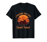 Motif moto rétro Call of the Open Road T-Shirt