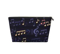 Motif Musical sans Couture, Trousse de Maquillage Trousse à cosmétiques Trousse de Toilette de Voyage Portable Pochette de Toilette