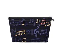 Motif Musical sans Couture, Trousse de Toilette Trousse de Maquillage Sac à cosmétiques Trousse de Toilette de Voyage Portable