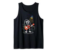 Motif Musicien Cool : Bonhomme de bâton Amusant Jouant de la Guitare Débardeur