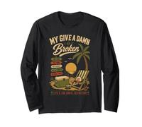 Motif My Give A Damn is Broken Beach Life Manche Longue