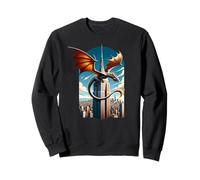 Motif New York Dragon NYC Skyline Empire State Building Sweatshirt