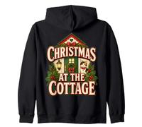 Motif Noël au Chalet de Vacances Sweat à Capuche