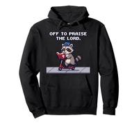 Motif « Off to Praise The Lord Pixel » Sweat à Capuche