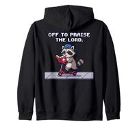 Motif « Off to Praise The Lord Pixel » Sweat à Capuche