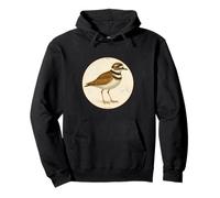 Motif Oiseau Tueur rétro coloré Sweat à Capuche