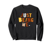 Motif Orange Just How I Be Orange Sweatshirt