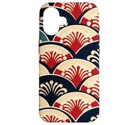 Motif Origami Japonais Chiyogami Style Seigaiha Coque pour iPhone 16