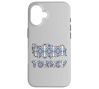 Motif ottomane de la Turquie ; Graphique de Style Art de Carreaux turcs Coque pour iPhone 16