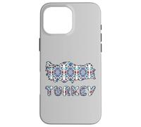 Motif ottomane de la Turquie ; Graphique de Style Art de Carreaux turcs Coque pour iPhone 16 Pro Max