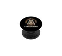 Motif Ours Amusant « Make Beer Disappear Its My Superpower » PopSockets PopGrip Adhésif