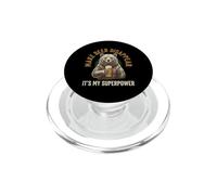 Motif Ours Amusant « Make Beer Disappear Its My Superpower » PopSockets PopGrip pour MagSafe
