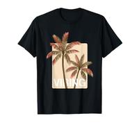 Motif Palmiers bronzés T-Shirt