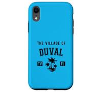 Motif Palmiers Classiques du Village de Duval Coque pour iPhone XR