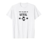 Motif Palmiers Classiques du Village de Duval T-Shirt Graphique avec Valeur