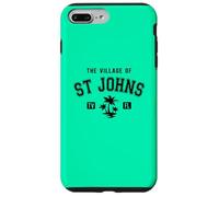 Motif Palmiers de Style Classique du Village de St Johns Coque pour iPhone 7 Plus/8 Plus