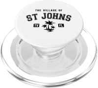 Motif Palmiers de Style Classique du Village de St Johns PopSockets PopGrip pour MagSafe