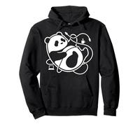 Motif Panda Amusant - Travail à Domicile - Humour à Distance Sweat à Capuche